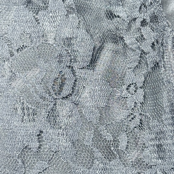 Vtg Fredericks Hollywood Black Lace Formal Dress 7/8 Gothic Victorian Ren Prom - Picture 15 of 16